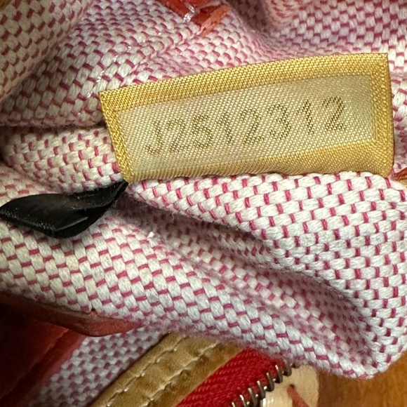 Dooney & Bourke Orange Leather Crossbody Bag - Picture 5 of 9